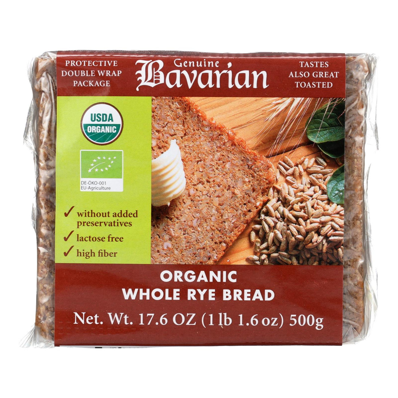 Mestemacher Bread Bread Rye Whole 17.6 Oz Case Of 12
