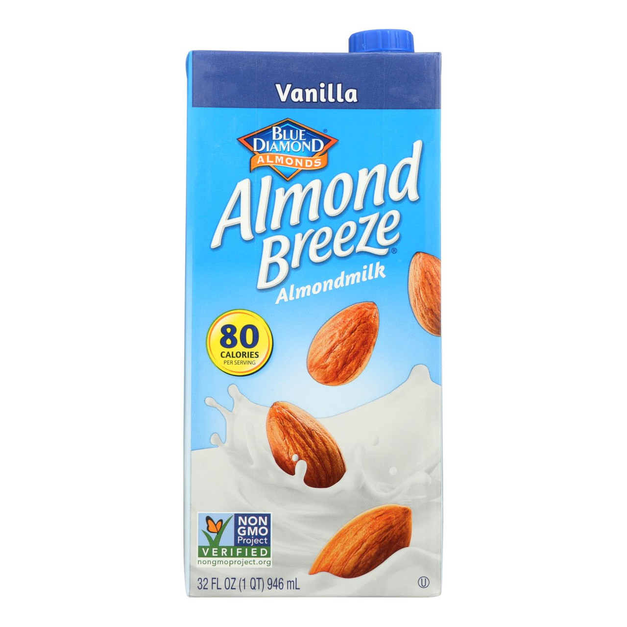 Almond Breeze Almond Milk Unsweetened Vanilla Case Of 12 32 Fl Oz