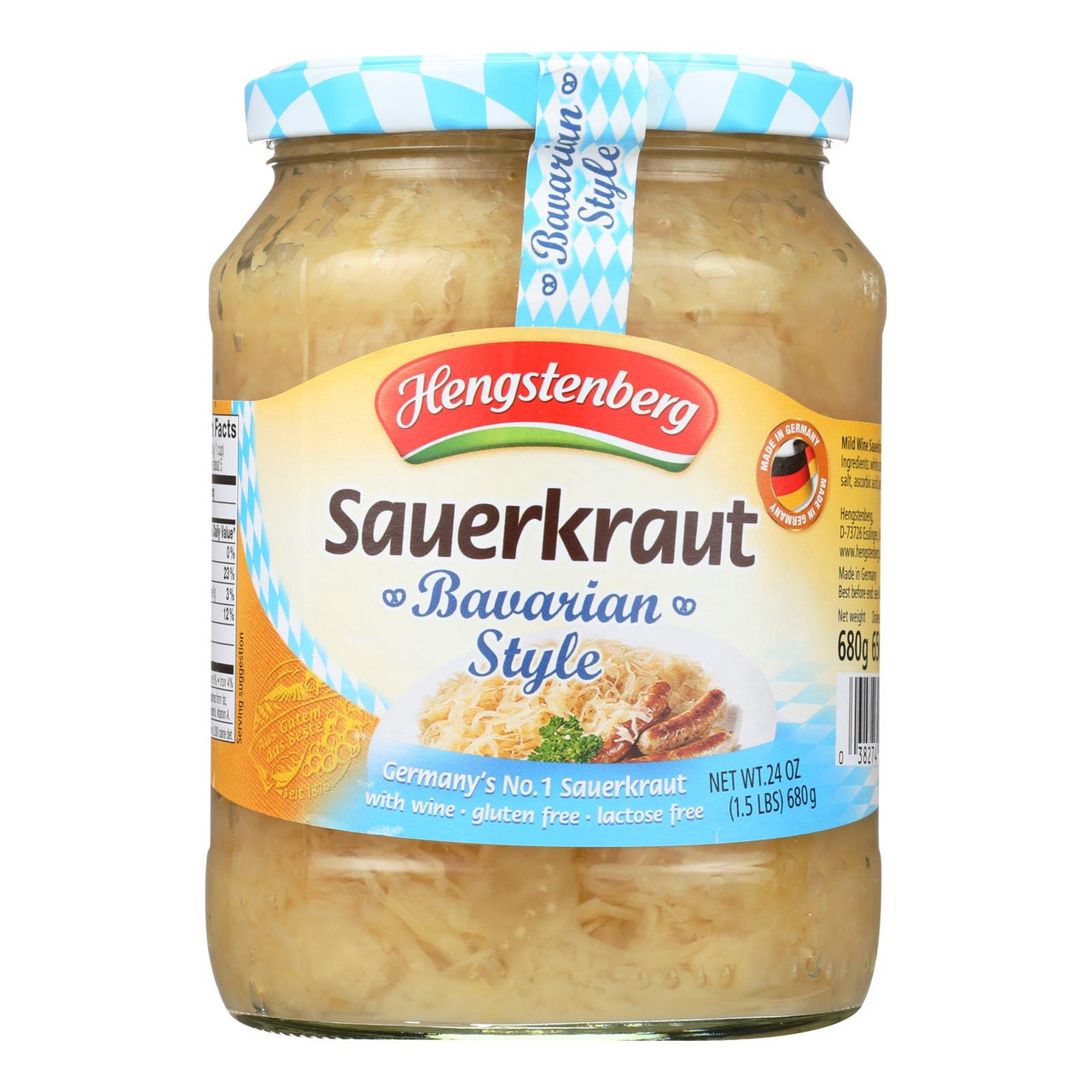 Kuhne Barrel Sauerkraut Case Of 6 28.5 Oz.
