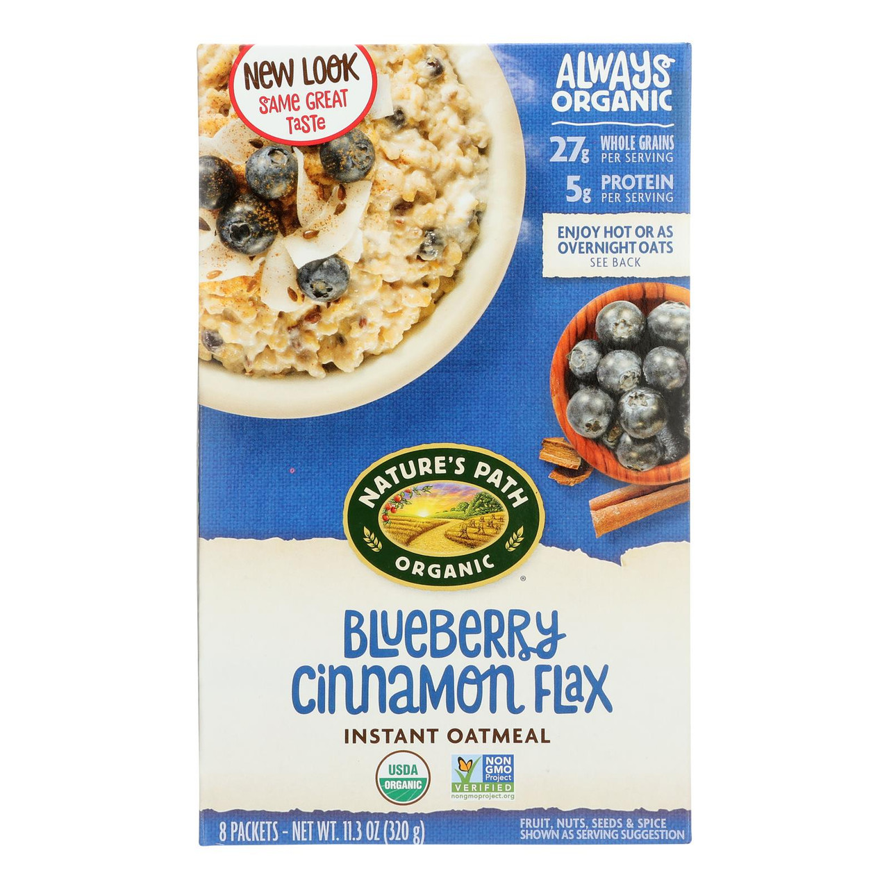 Nature's Path Organic Flax Plus Cereal Cinnamon Case Of 6 32 Oz.