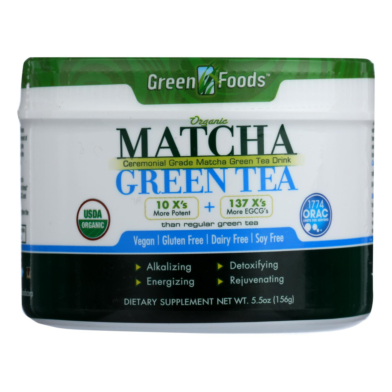 Green Foods Organic Matcha Green Tea 5.5 Oz