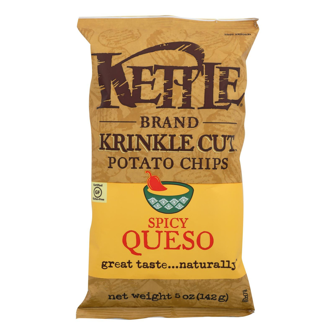 Kettle Brand Potato Chips Pepperoncini Case Of 15 5 Oz.