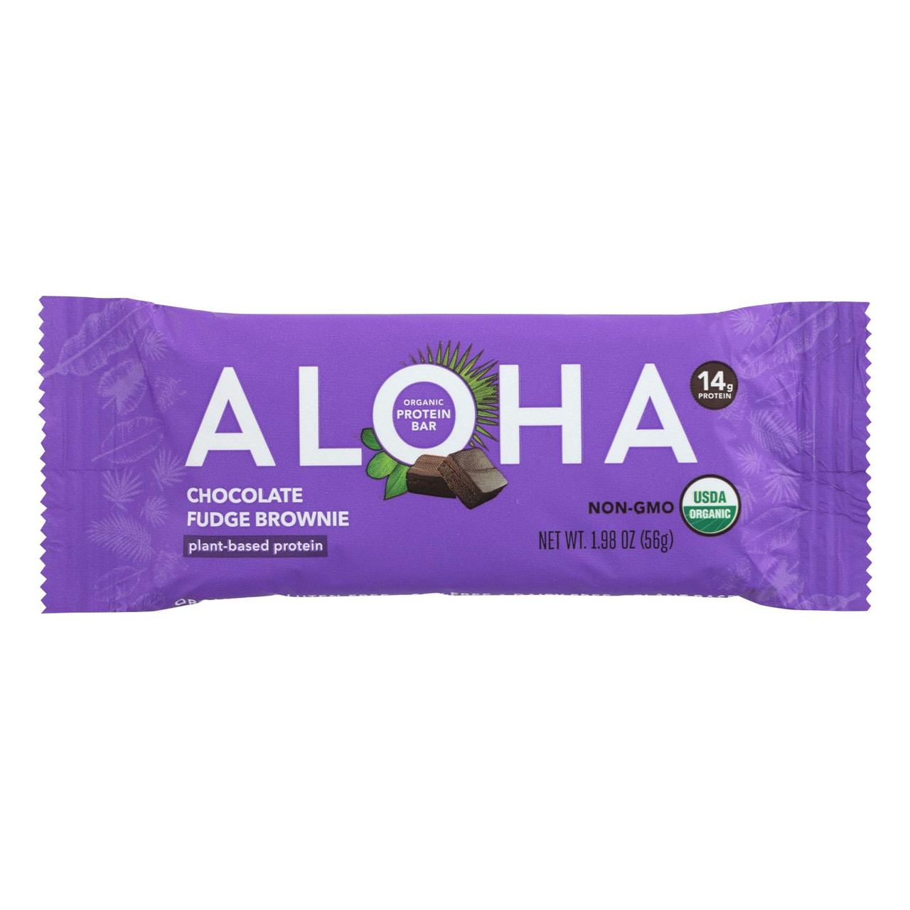 Aloha (bars) Chocolate Fudge Brownie - Case Of 12 - 1.9 Oz