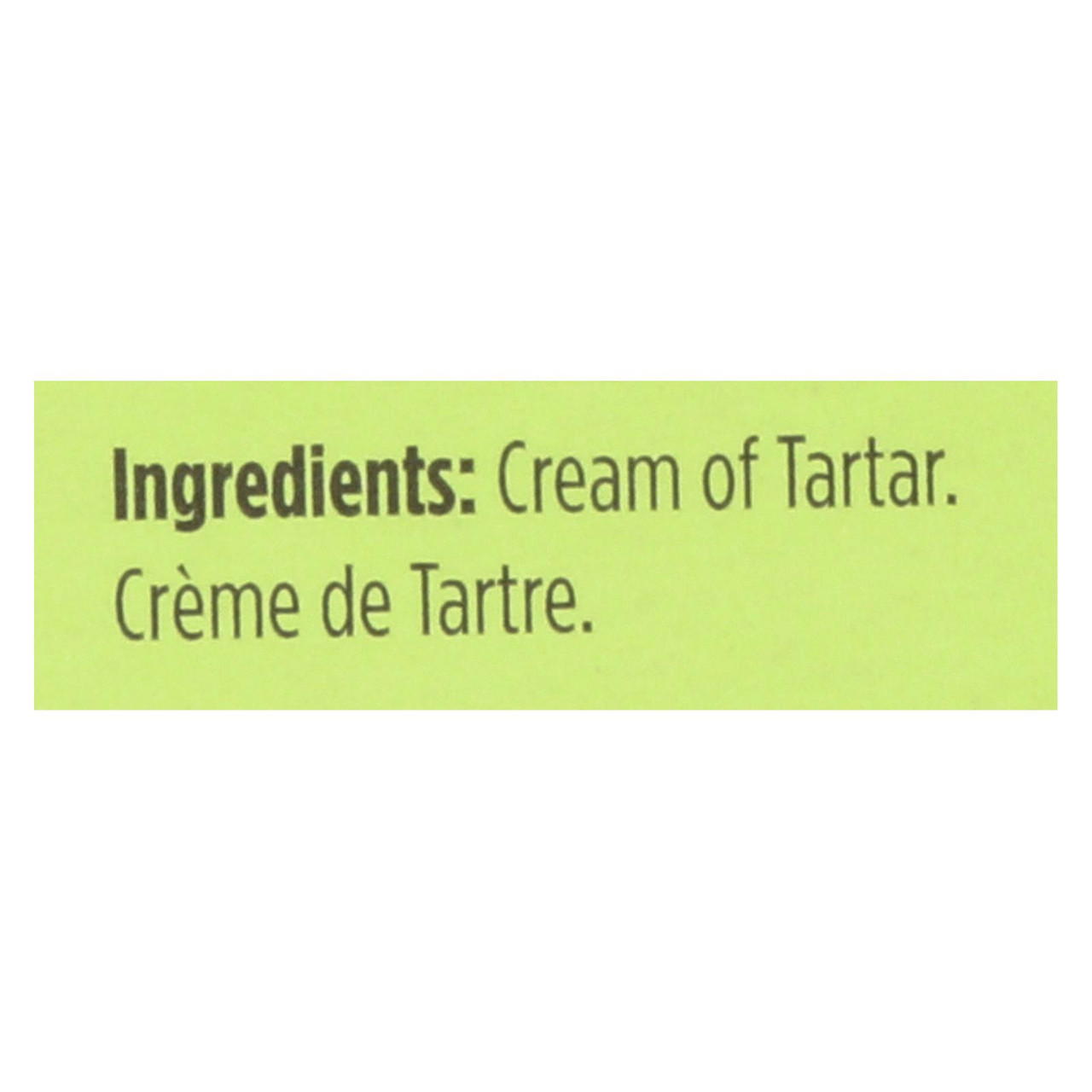 Frontier Herb Cream Of Tartar 3.52 Oz