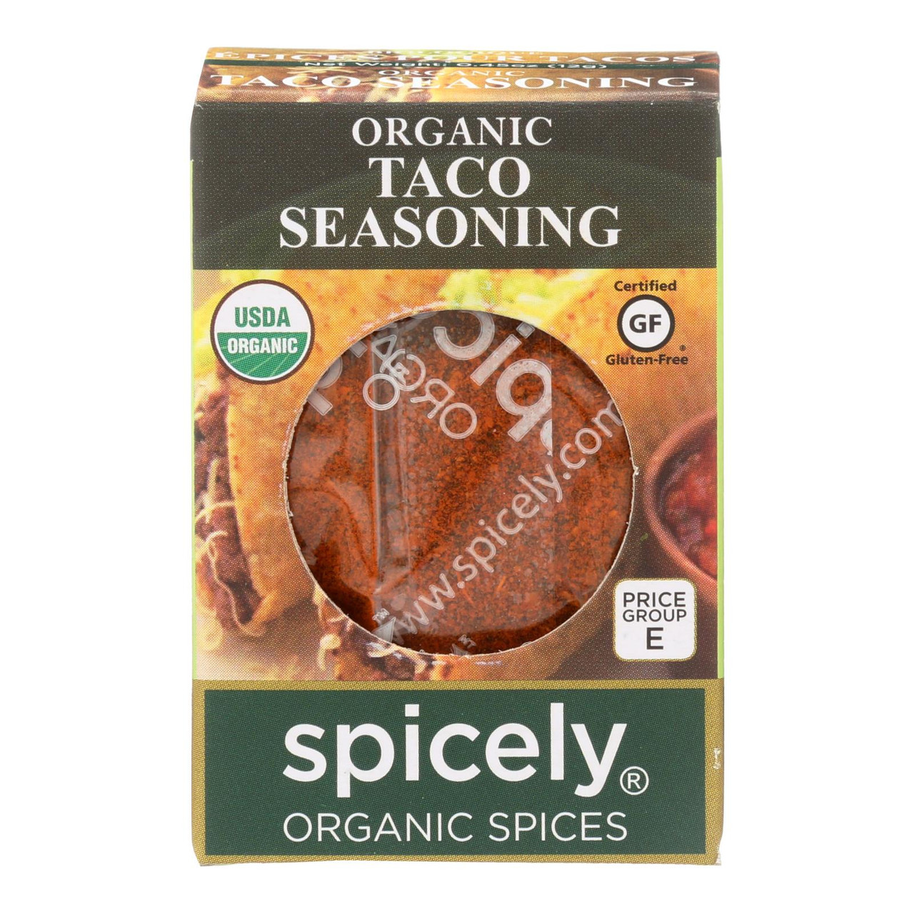 Riega Foods Seasoning Organic Taco No 4 9 Oz Case Of 8