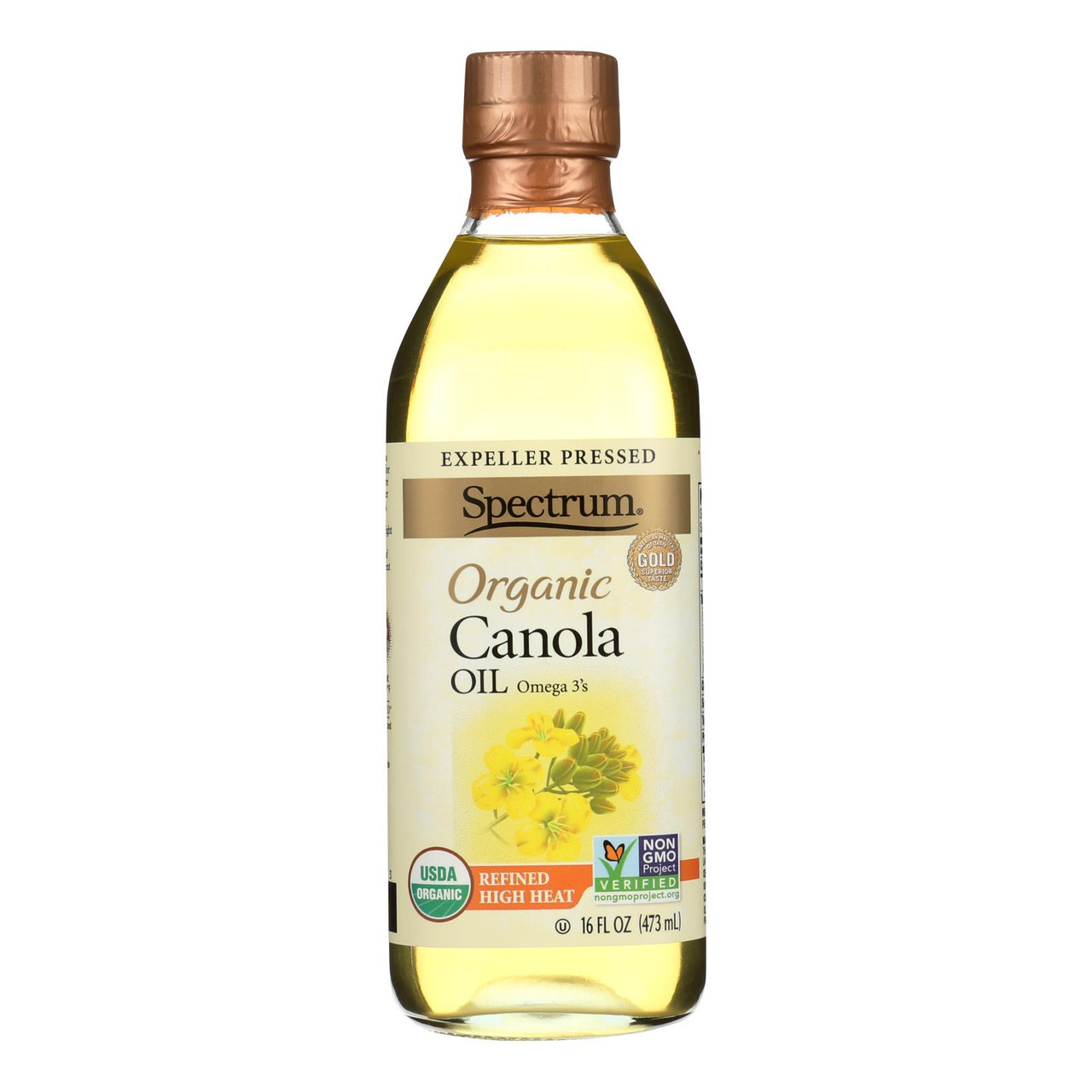 Spectrum Naturals High Heat Canola Spray Oil Case Of 6 16 Fl Oz.