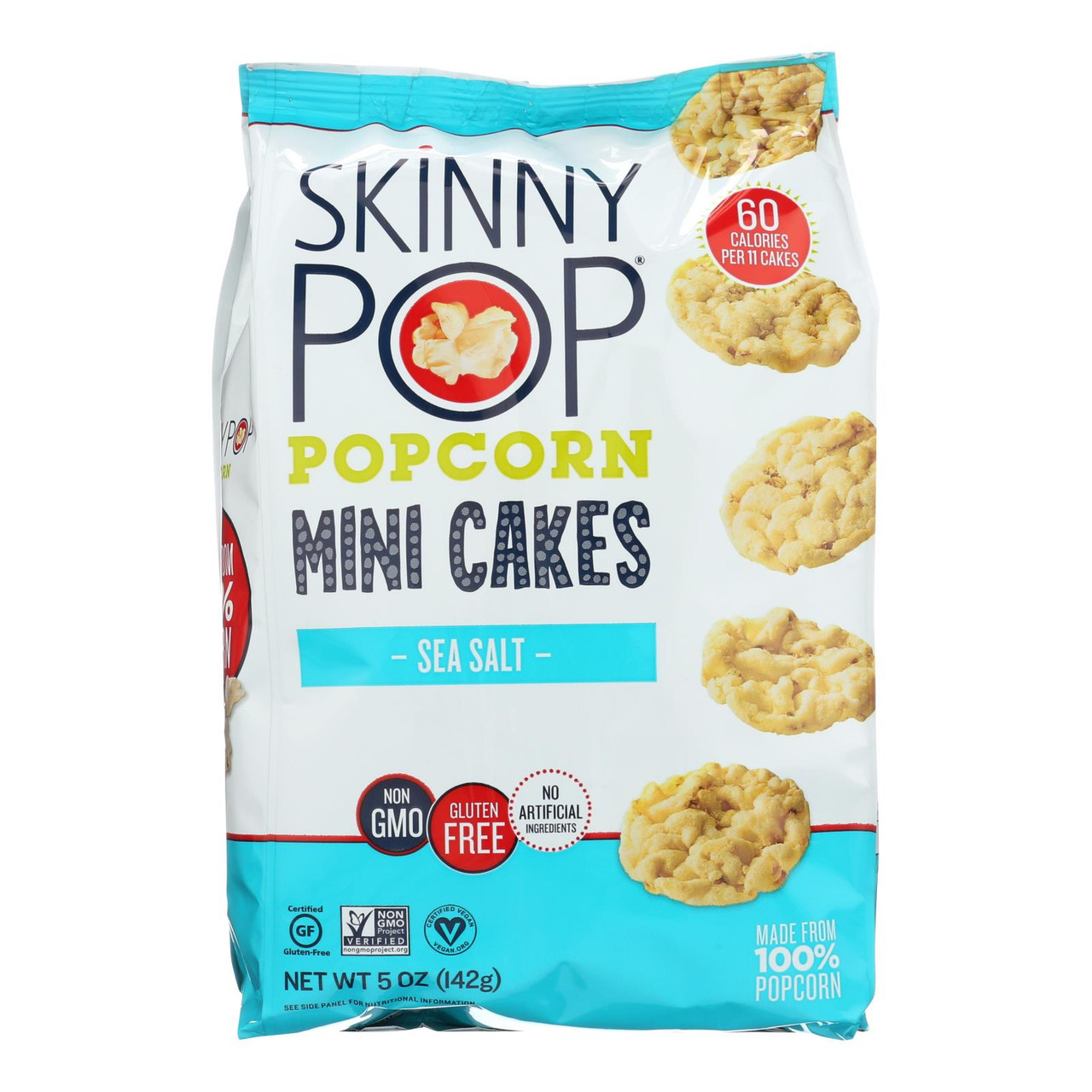 Skinnypop Popcorn Skinny Pop Sea Salt And Black Pepper Case Of 12