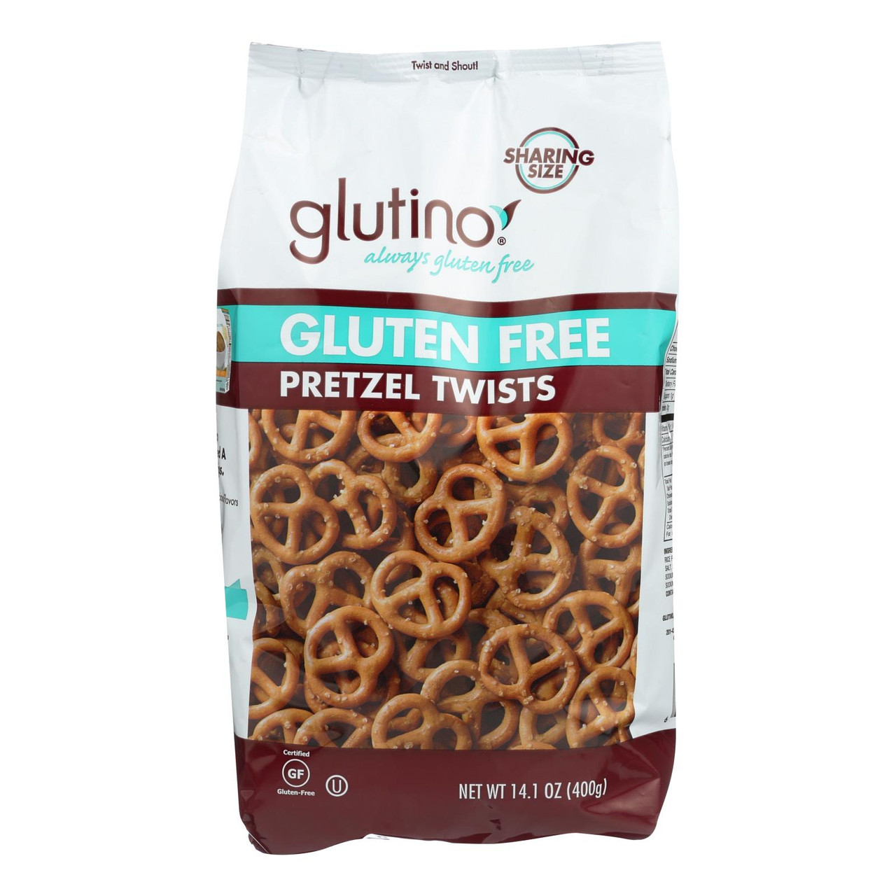 Glutino Pretzels Chocolate Covered Case Of 12 5.5 Oz.