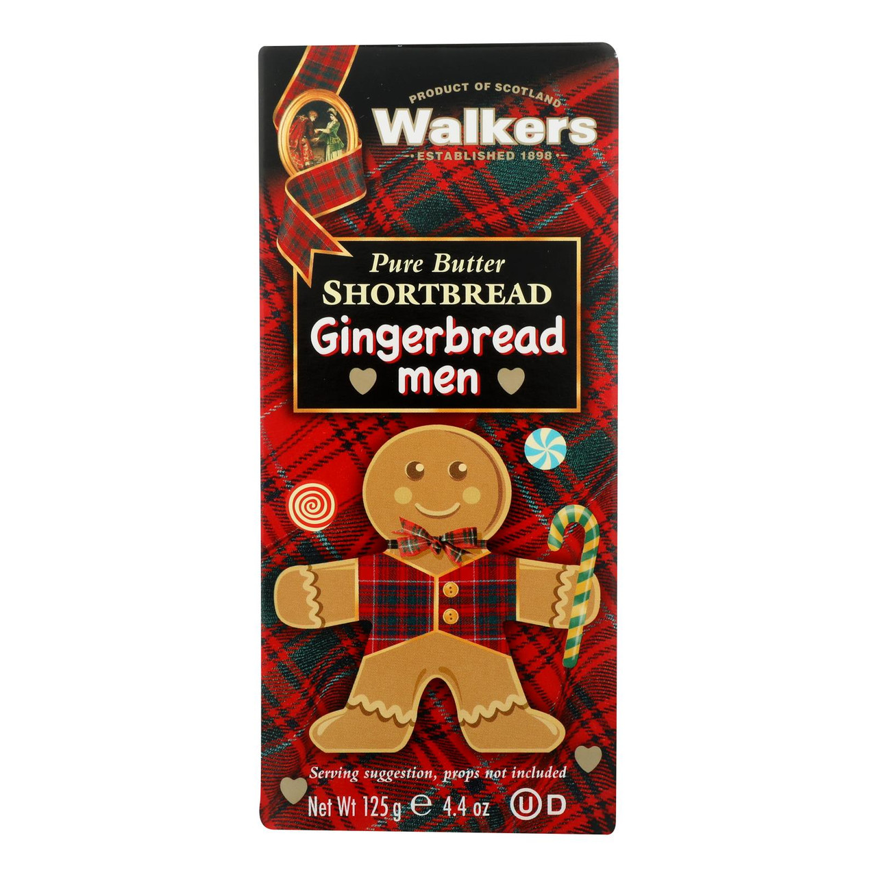 Walkers Shortbread Pure Butter, Fingers Case Of 12 5.3 Oz.