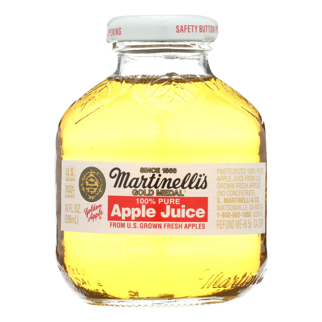 Martinelli's Apple Juice Case Of 24 10 Fl Oz.