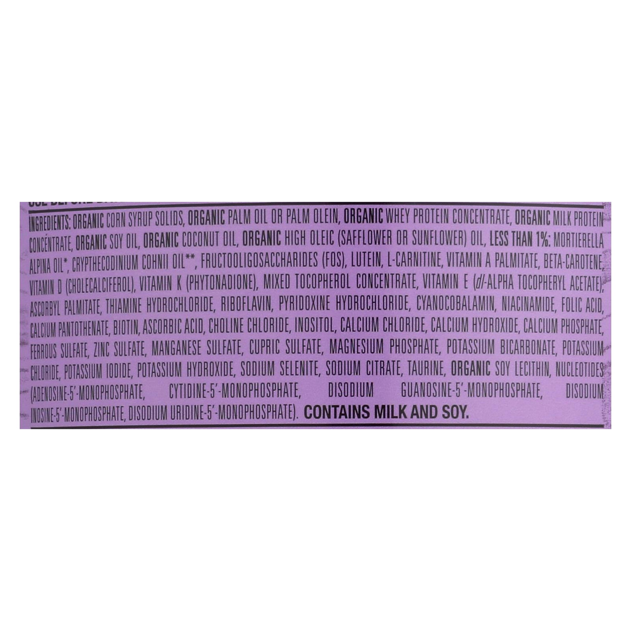 Babys Only Organic Toddler Formula - Organic - Lactorelief - Lactose