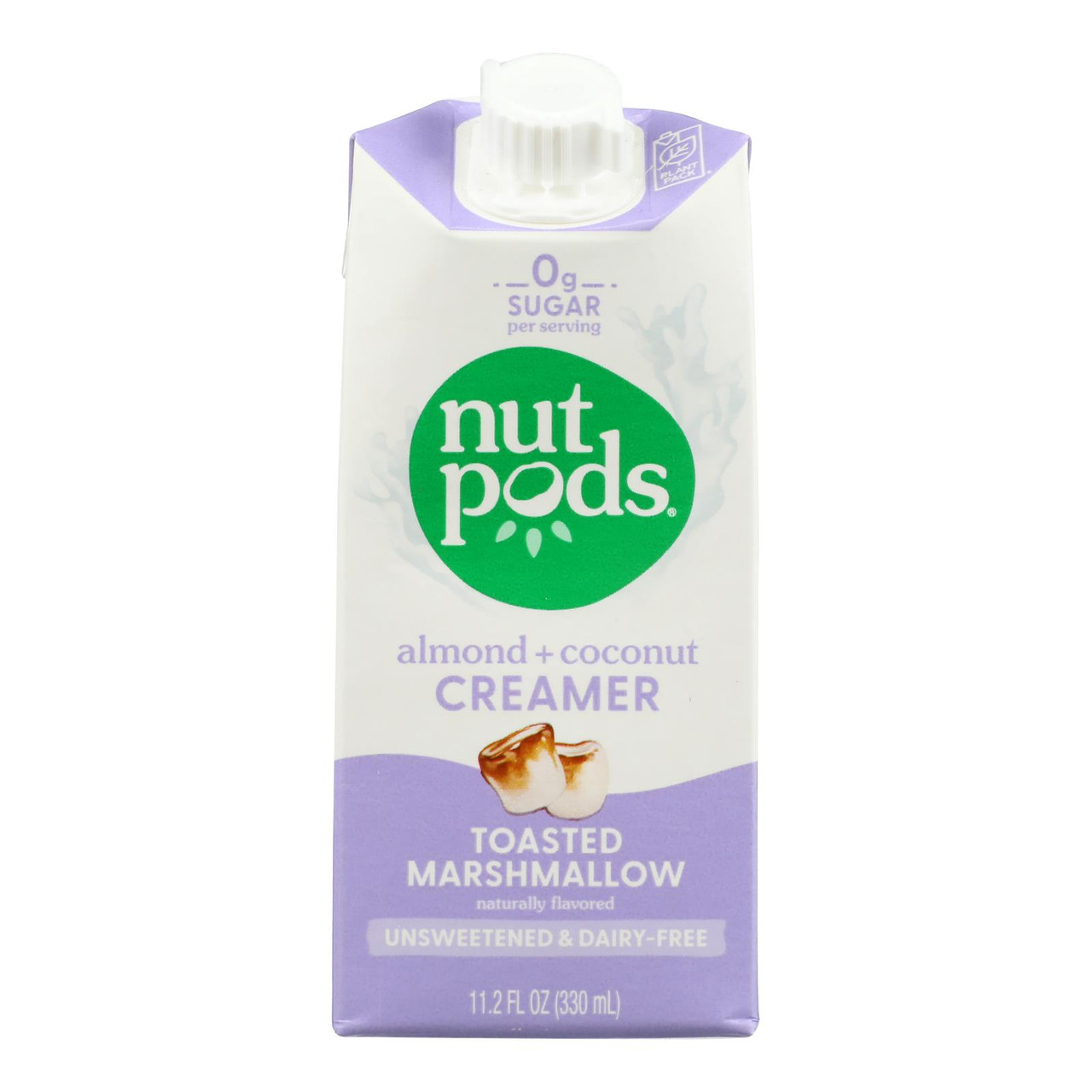 Nutpods Nondairy Creamer Hazelnut Unsweetened Case Of 12 11.2 Fl Oz.