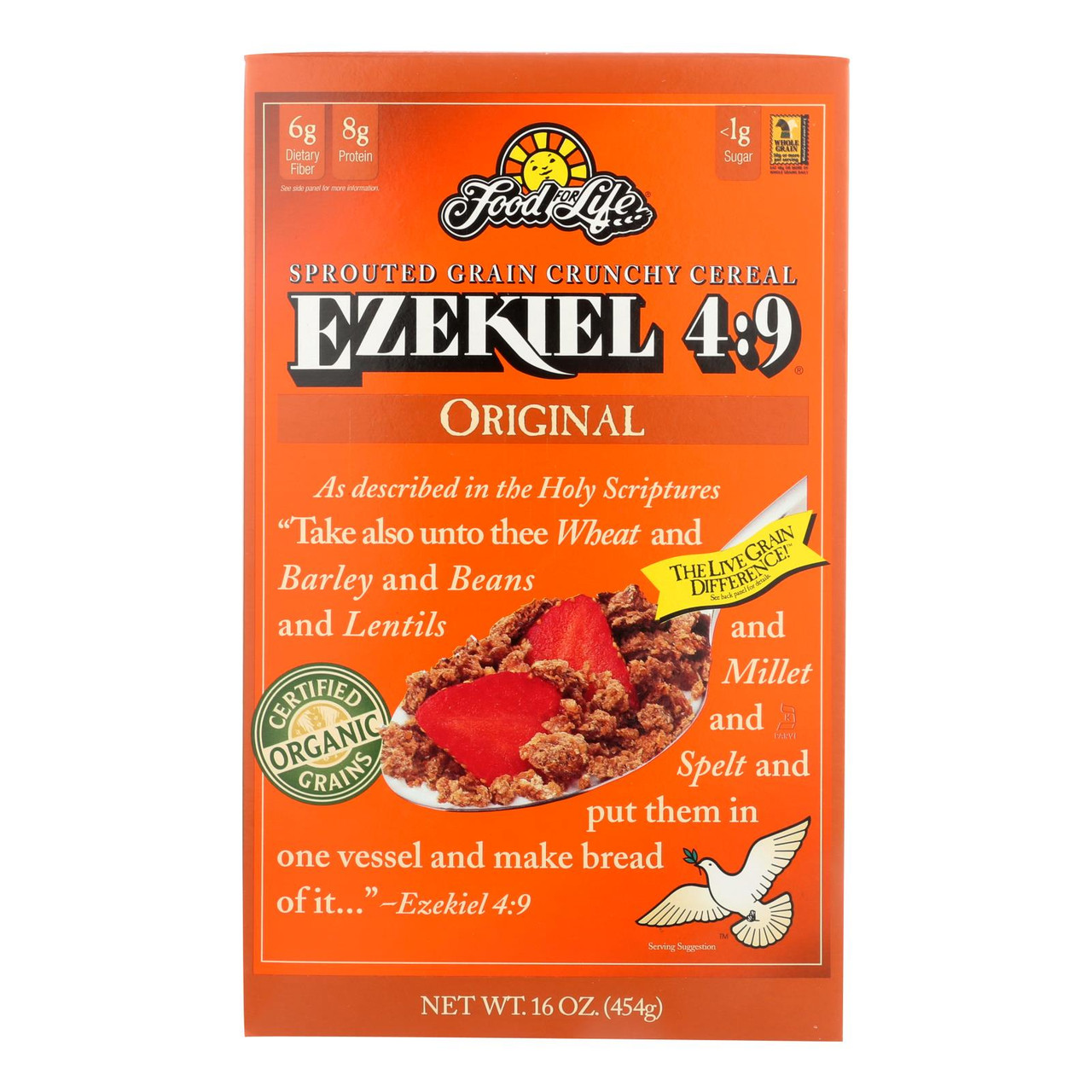 Food For Life Baking Co. Cereal Organic Ezekiel 49 Sprouted