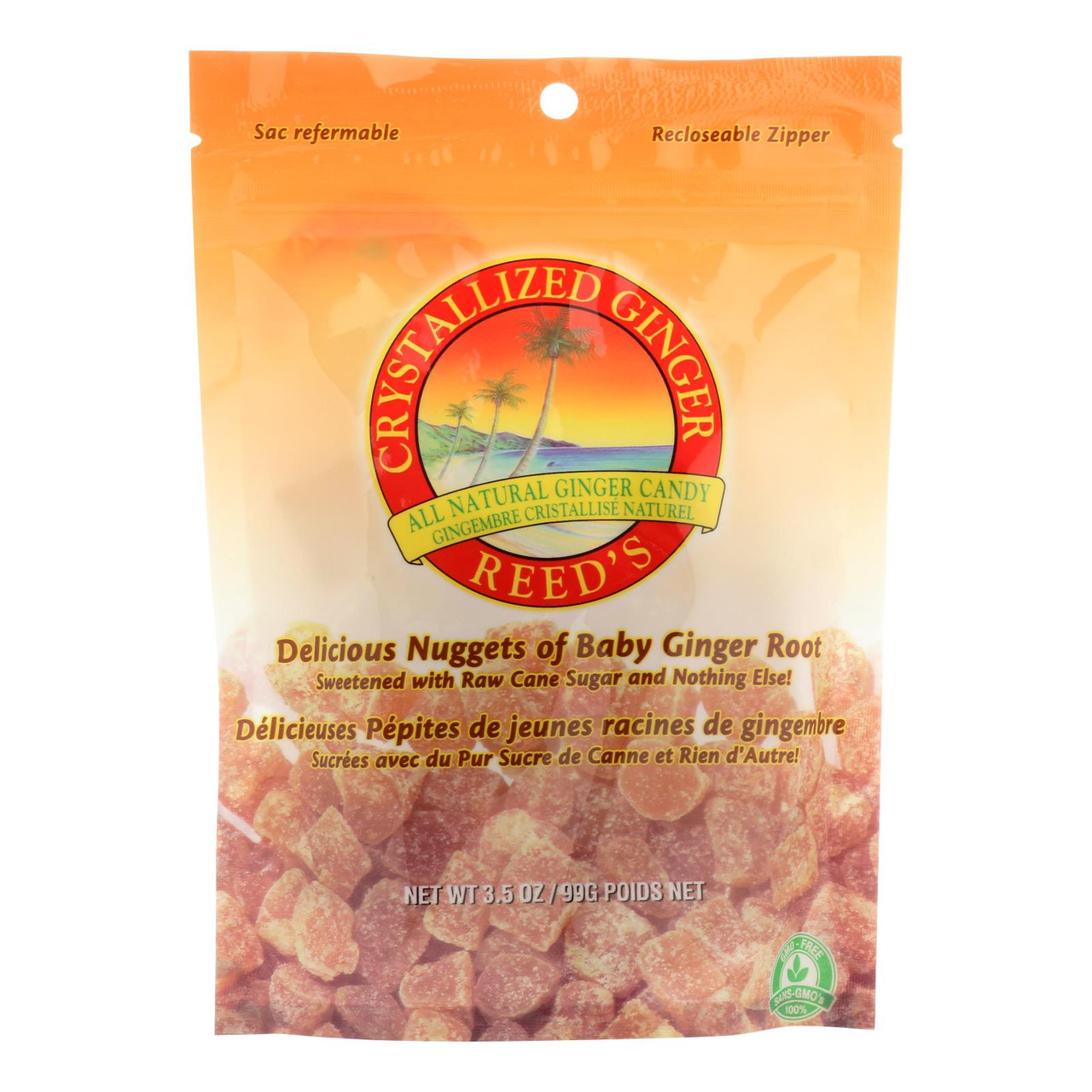 Reed's Ginger Beer Crystallized Ginger Original Case Of 6 16 Oz.