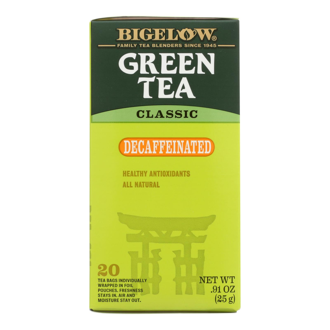 Bigelow Tea Purely Peppermint Tea Case Of 6 20 Bag