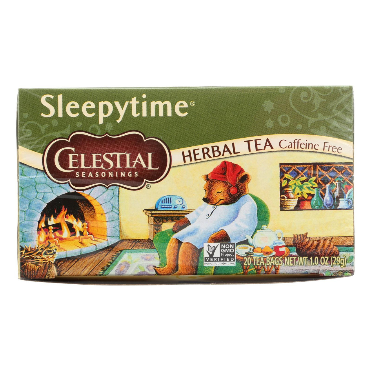 Celestial Seasonings Herbal Tea Sleepytime Caffeine Free Case Of