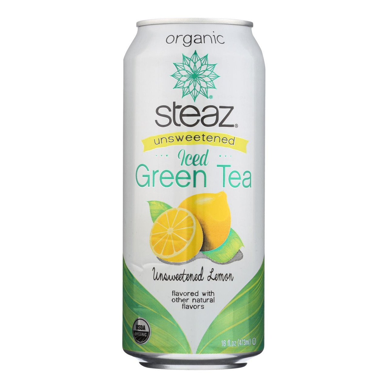 Steaz Zero Calorie Green Tea Peach Mango Case Of 12 16 Fl Oz.