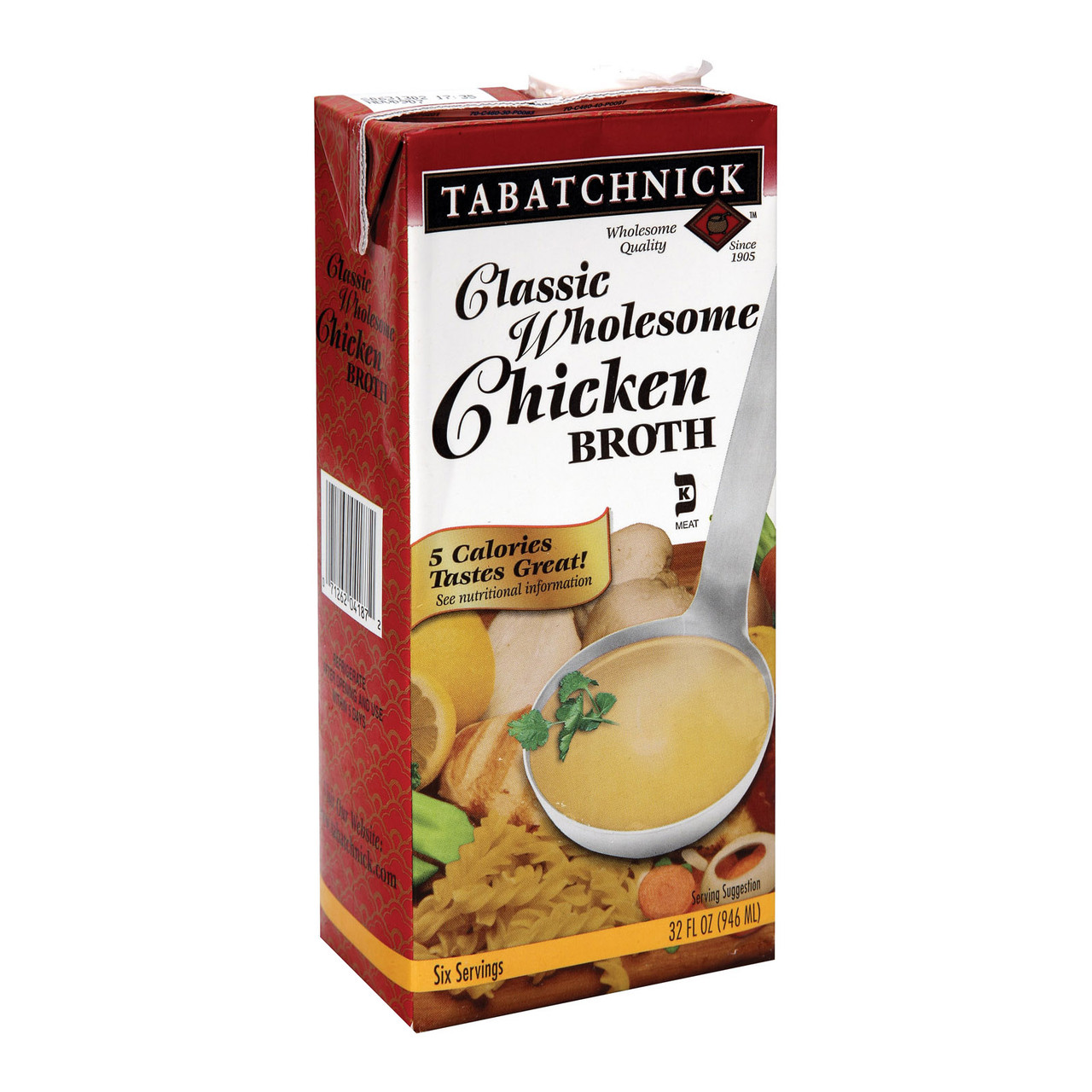 Tabatchnick Classic Wholesome Chicken Broth Case Of 12 32 Fl Oz.