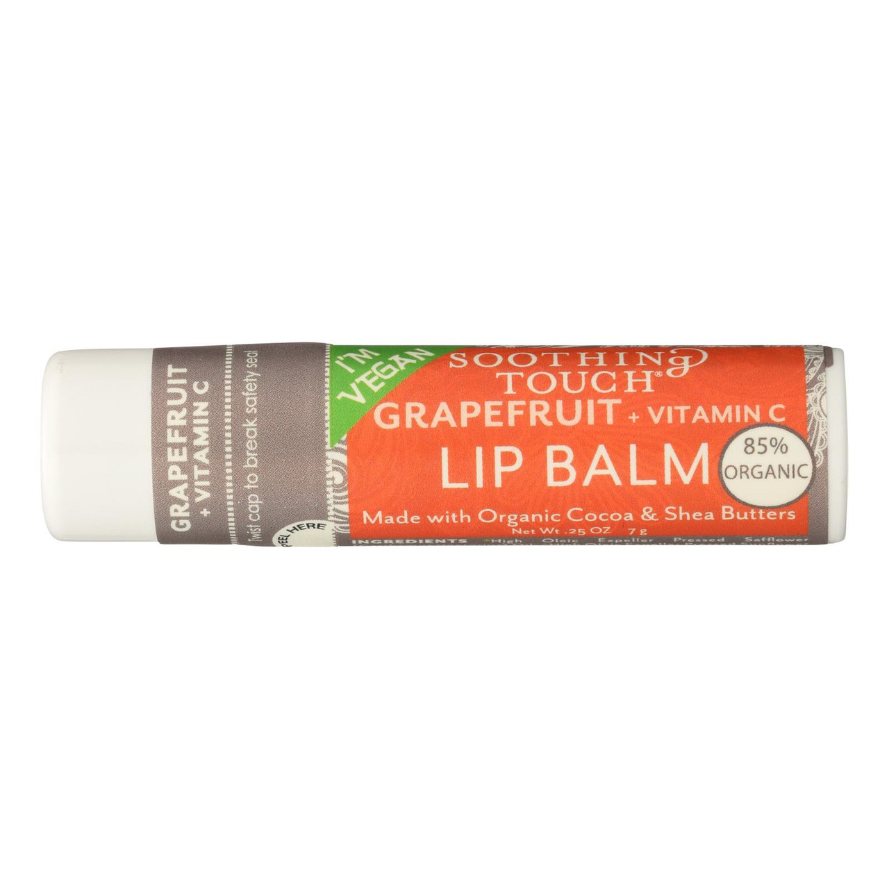 lip balm vitamin c Soothing Touch Lip Balm - Grapefruit With Vitamin C - Case Of 12