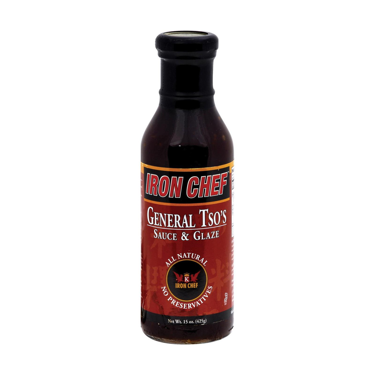 Iron Chef Sauce And Glaze General Tso's Case Of 6 15 Oz.