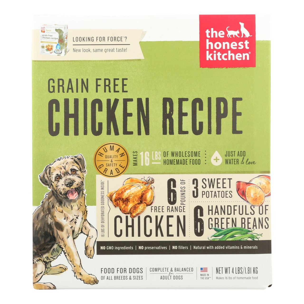 Illustration of Grain Free Chicken Dog Food With Ginger