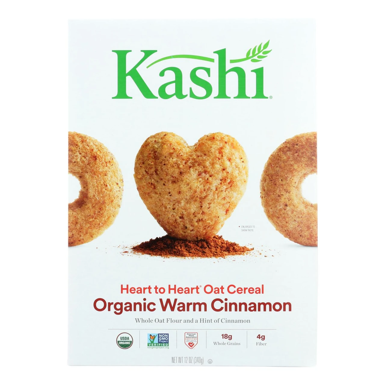 Kashi Cereal Oat Heart To Heart Warm Cinnamon 12 Oz Case Of 12