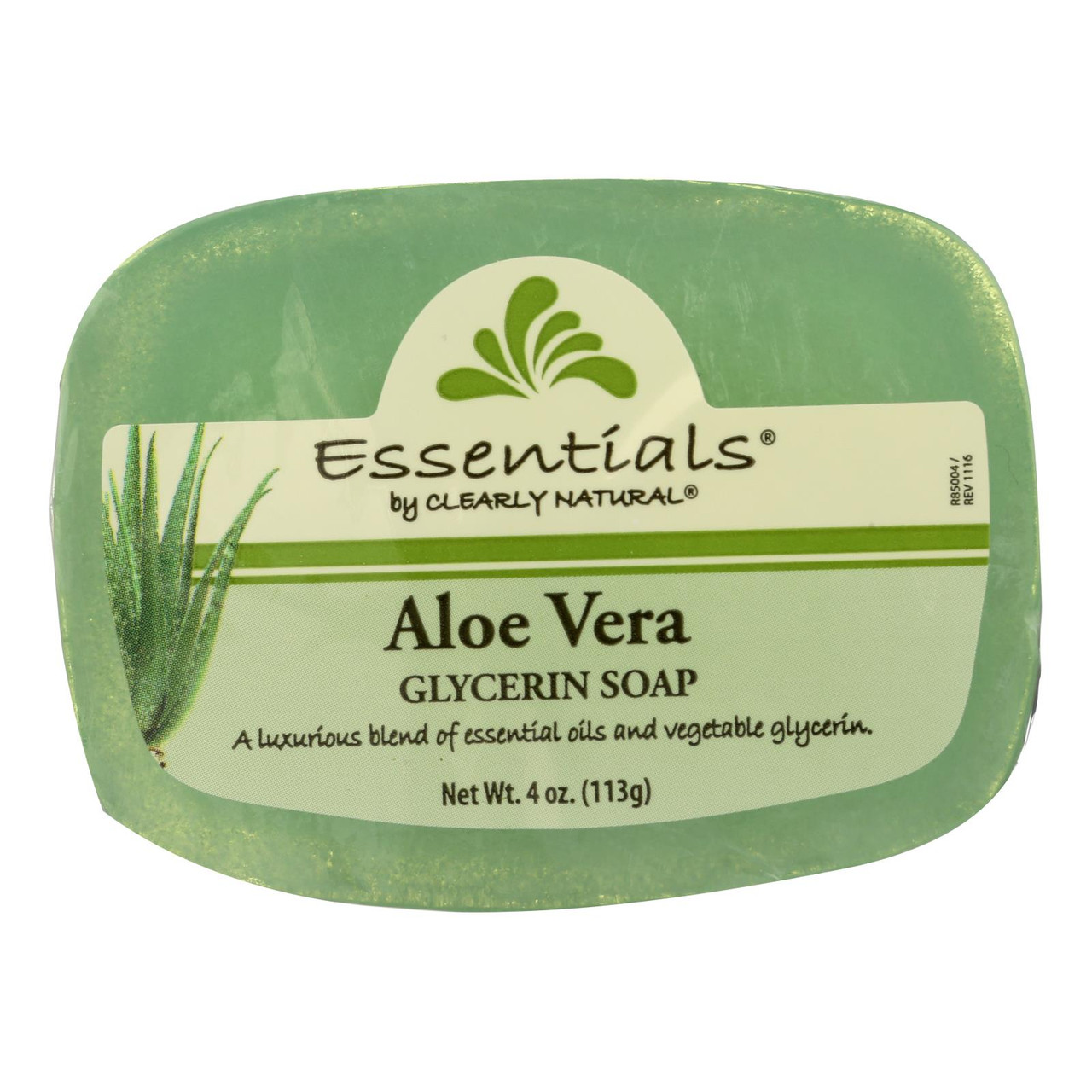 Essentials by Clearly Glycerin Unscented Glycerin Soap, 4 oz