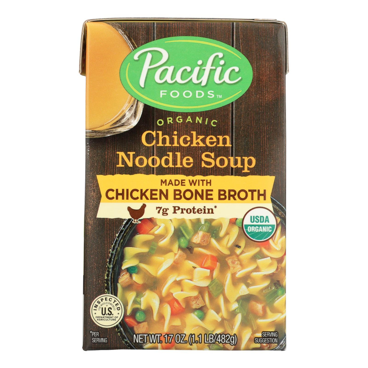 Pacific Foods Organic Chicken Noodle Soup, 16.1 OZ