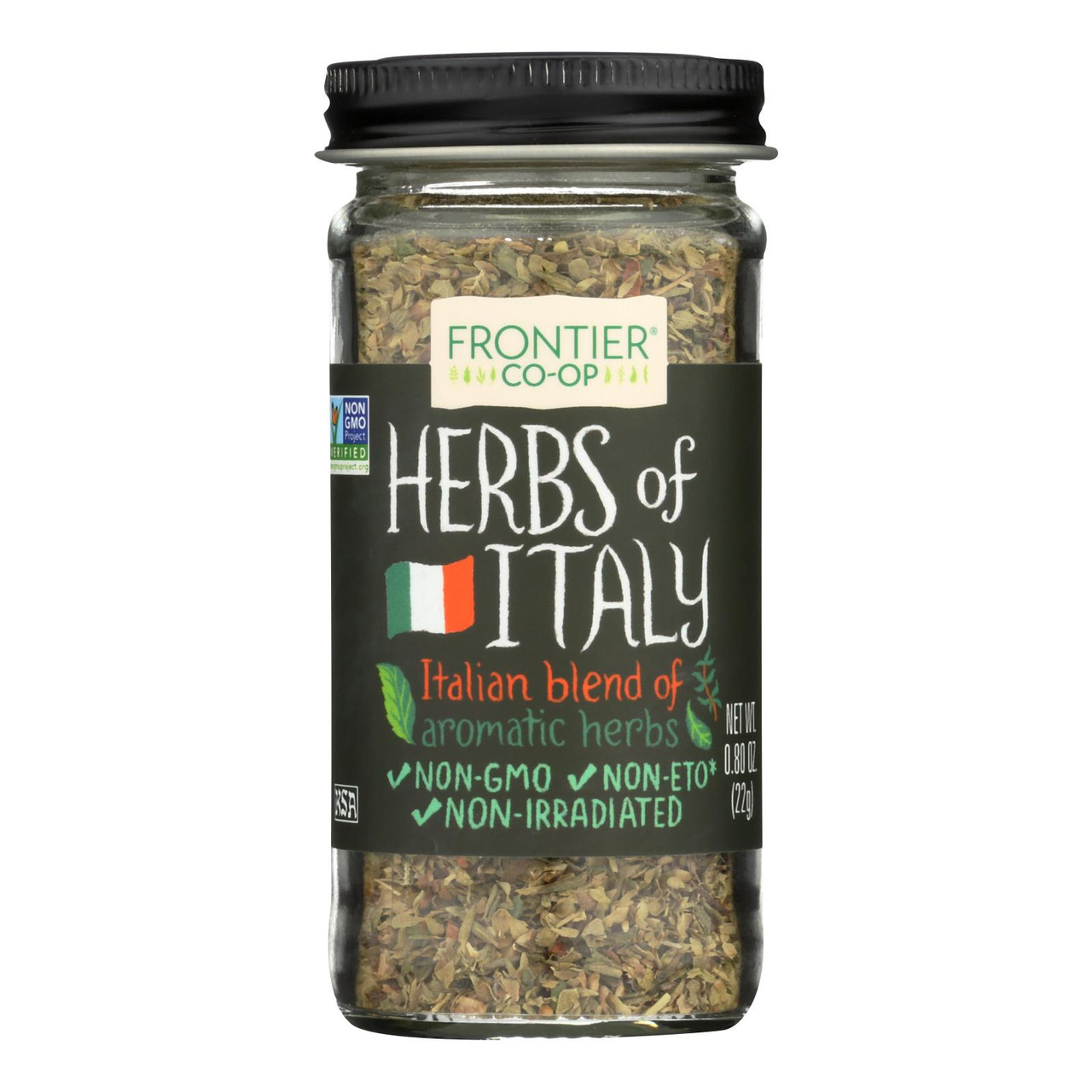 Frontier Herb International Seasoning Herbs Of Italy Salt Free .80 Oz