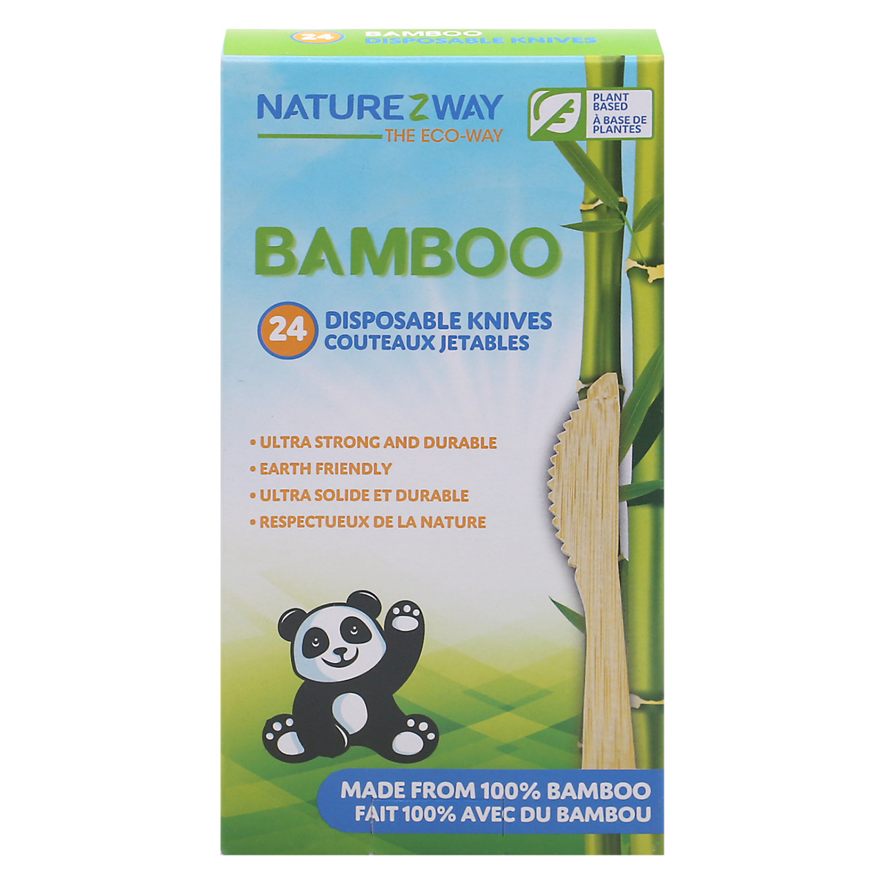 NATUREZWAY 16oz Bamboo Disposable Double Layered Hot & Cold Cups