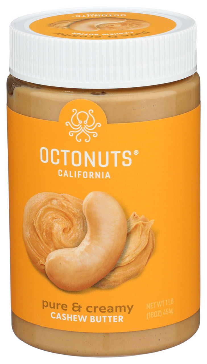 Octonuts Butter Cashew Rstd - Case of 8 - 16.00 OZ - Pure