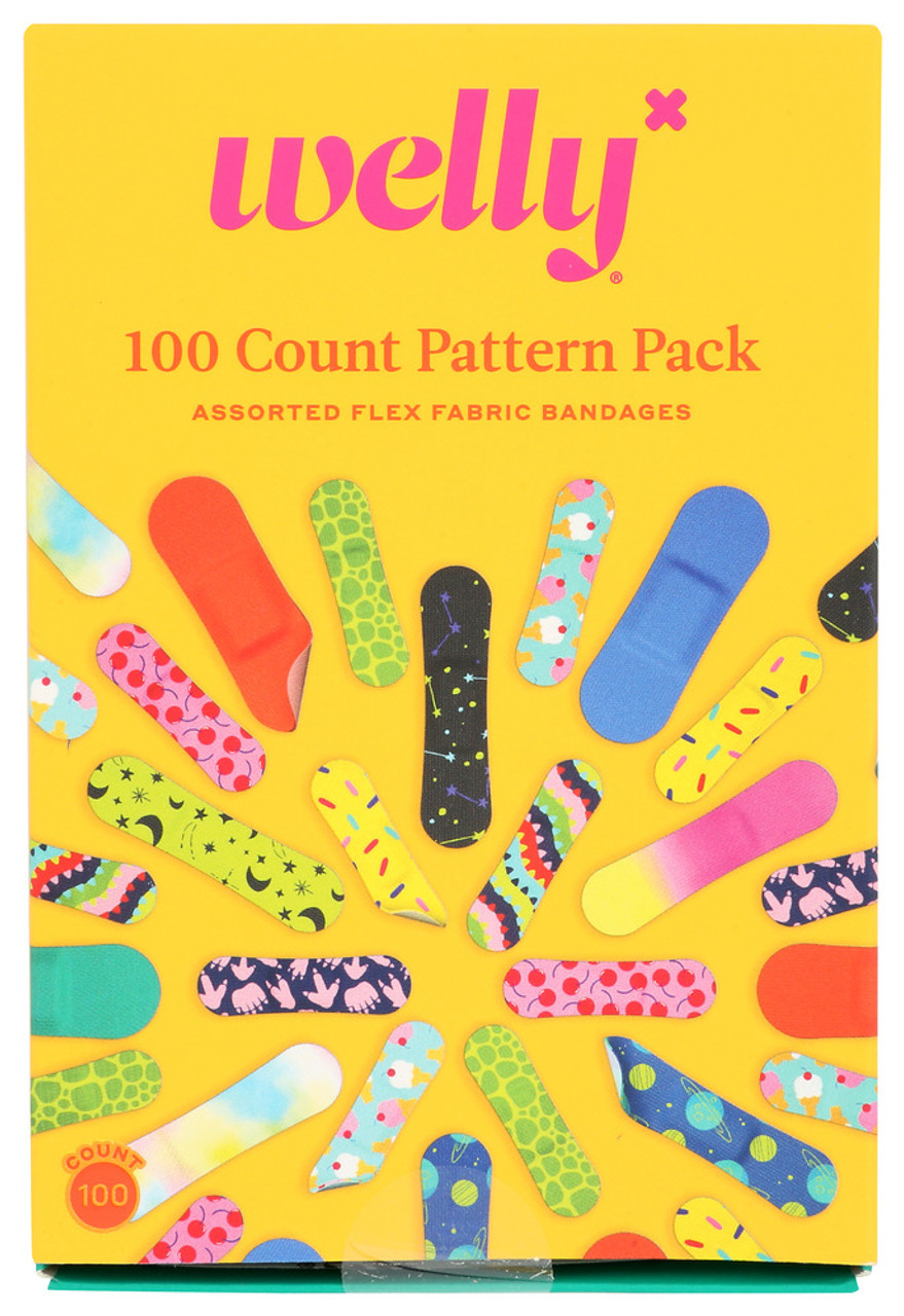 Welly Bandages Assorted - Case of 4 - 100.0 PC - Pure Modern