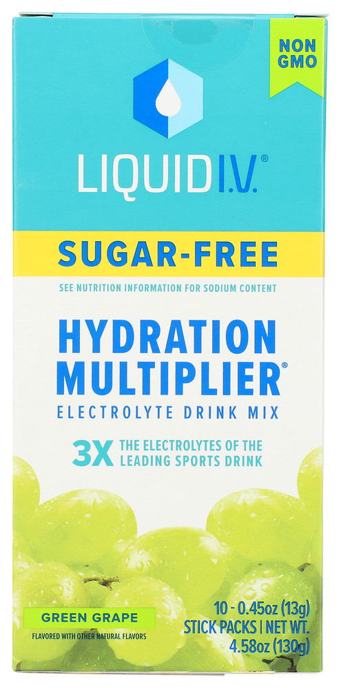 Liquid Iv Hydration Sf Grape 10ct - 4.580 OZ - Pure Modern Living
