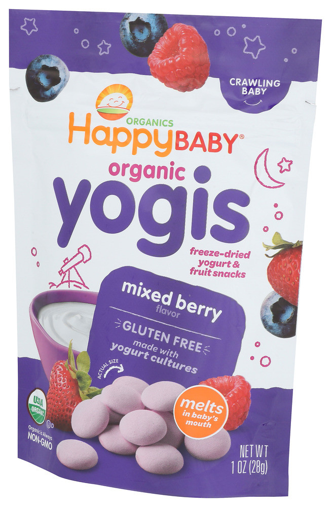 Happy Baby Snack Yogurt Mxd Brry Org - 1.000 OZ - Pure Modern Living