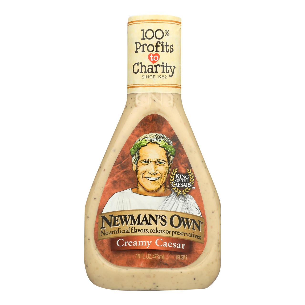 Newman's Own Caesar Dressing - Creamy - Case Of 6 - 16 Fl Oz. Newman's Own Caesar Dressing - Creamy - Case Of 6 - 16 Fl Oz.