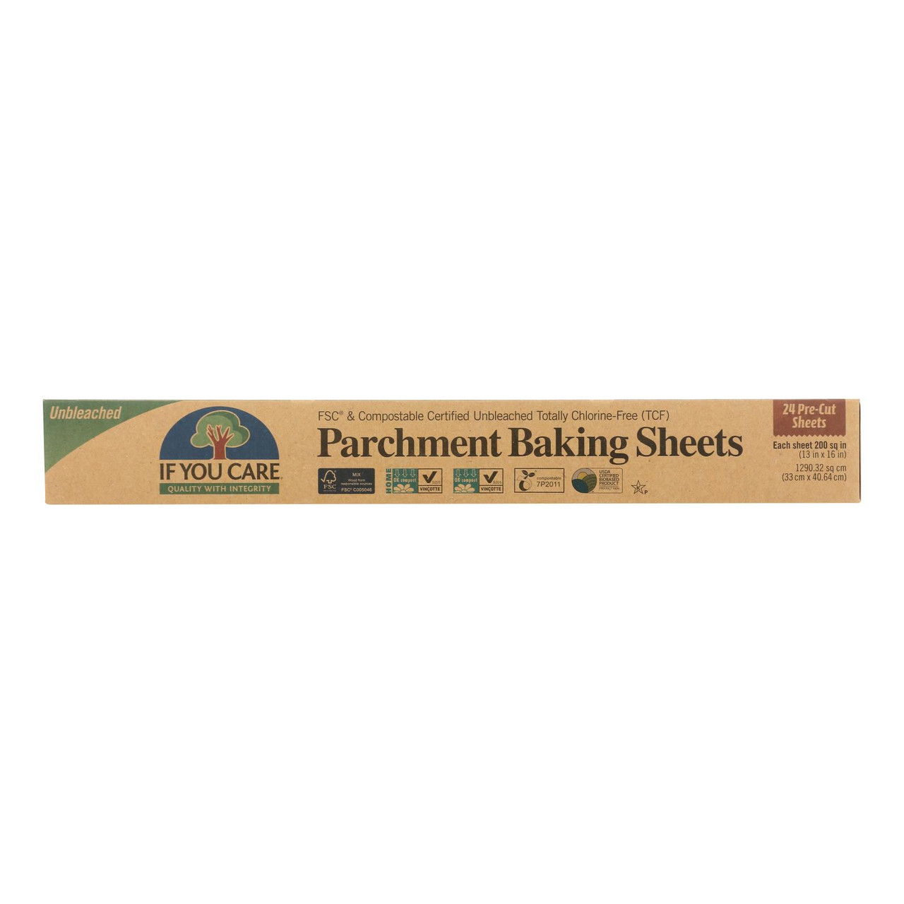  IF YOU CARE FSC Certified Paper Loaf Baking Pans, 4-count :  Home & Kitchen