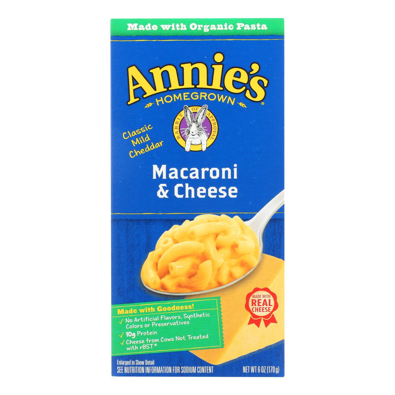 Annies Homegrown Four Cheese Macaroni and Cheese, 5.5 Ounce -- 12 per case.
