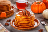 [Recipe] Pumpkin Pancakes with Hot Cider Syrup