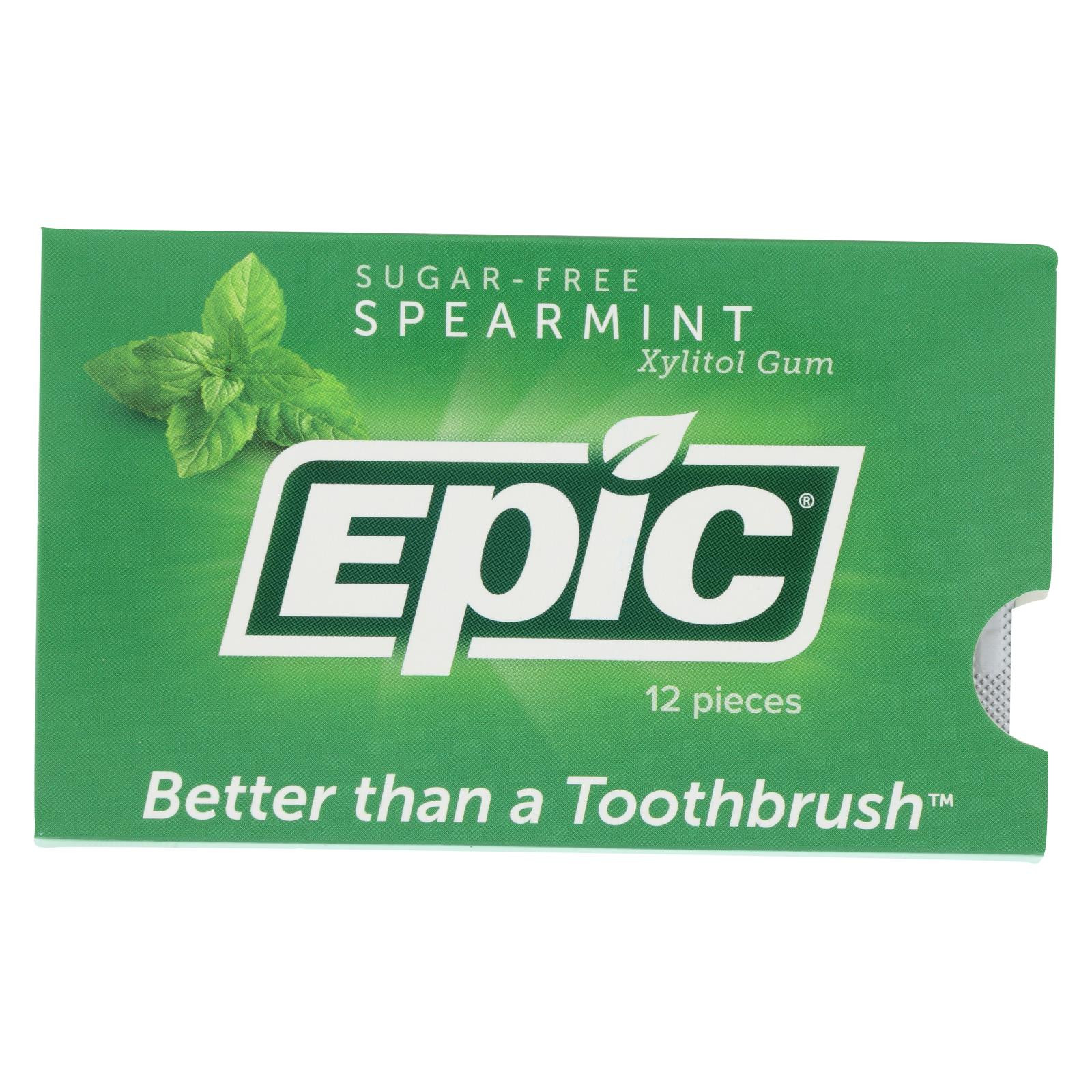 Epic Dental Spearmint Toothpaste - Fluoride Free - 4.9 Oz
