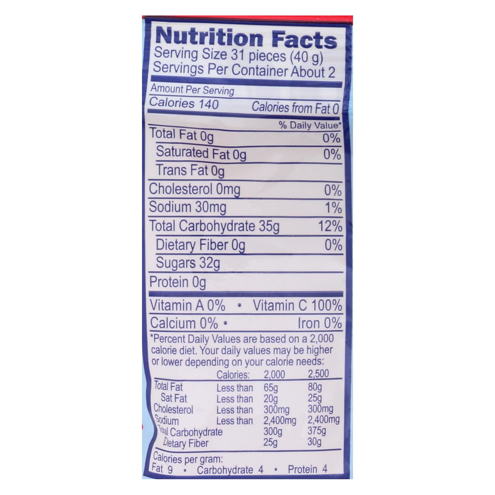 Surf Sweets Organic Jelly Beans Case Of 12 2.75 Oz.