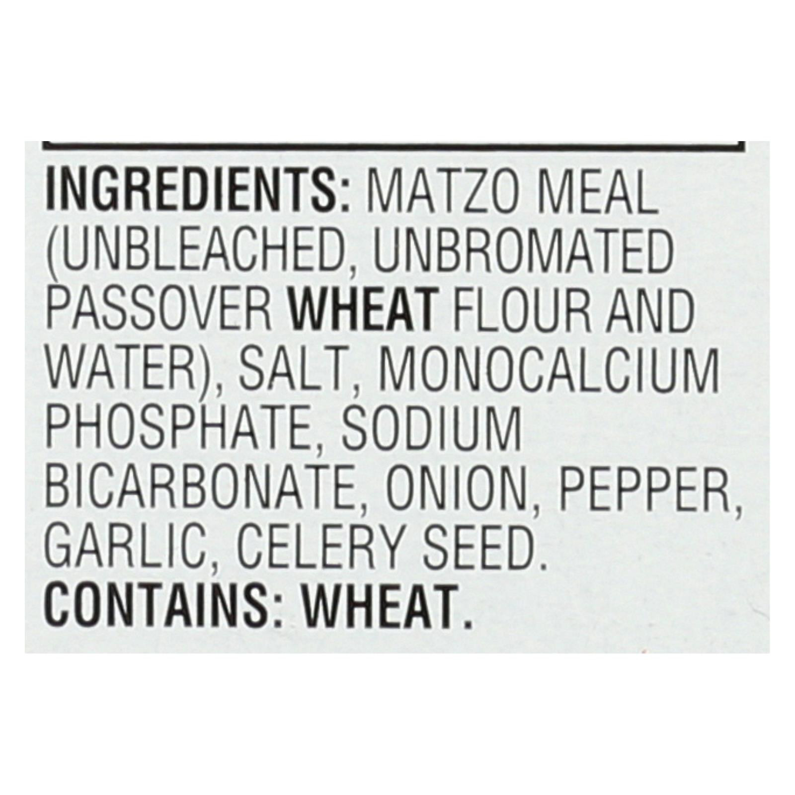 Manischewitz Matzo Ball Mix Case Of 24 5 Oz.