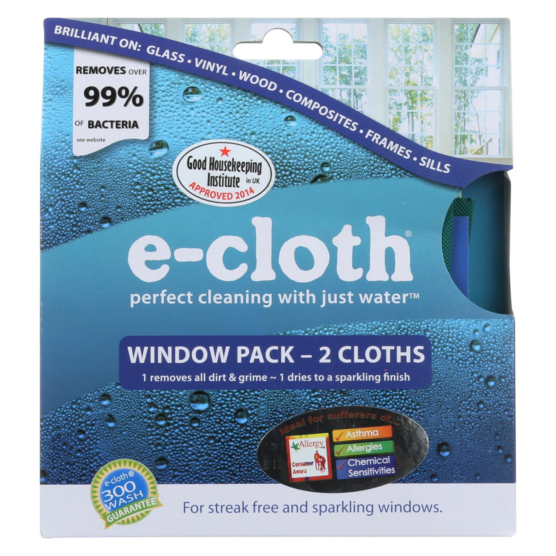 Ecloth Stainless Steel Cleaning Cloth 2 Pack