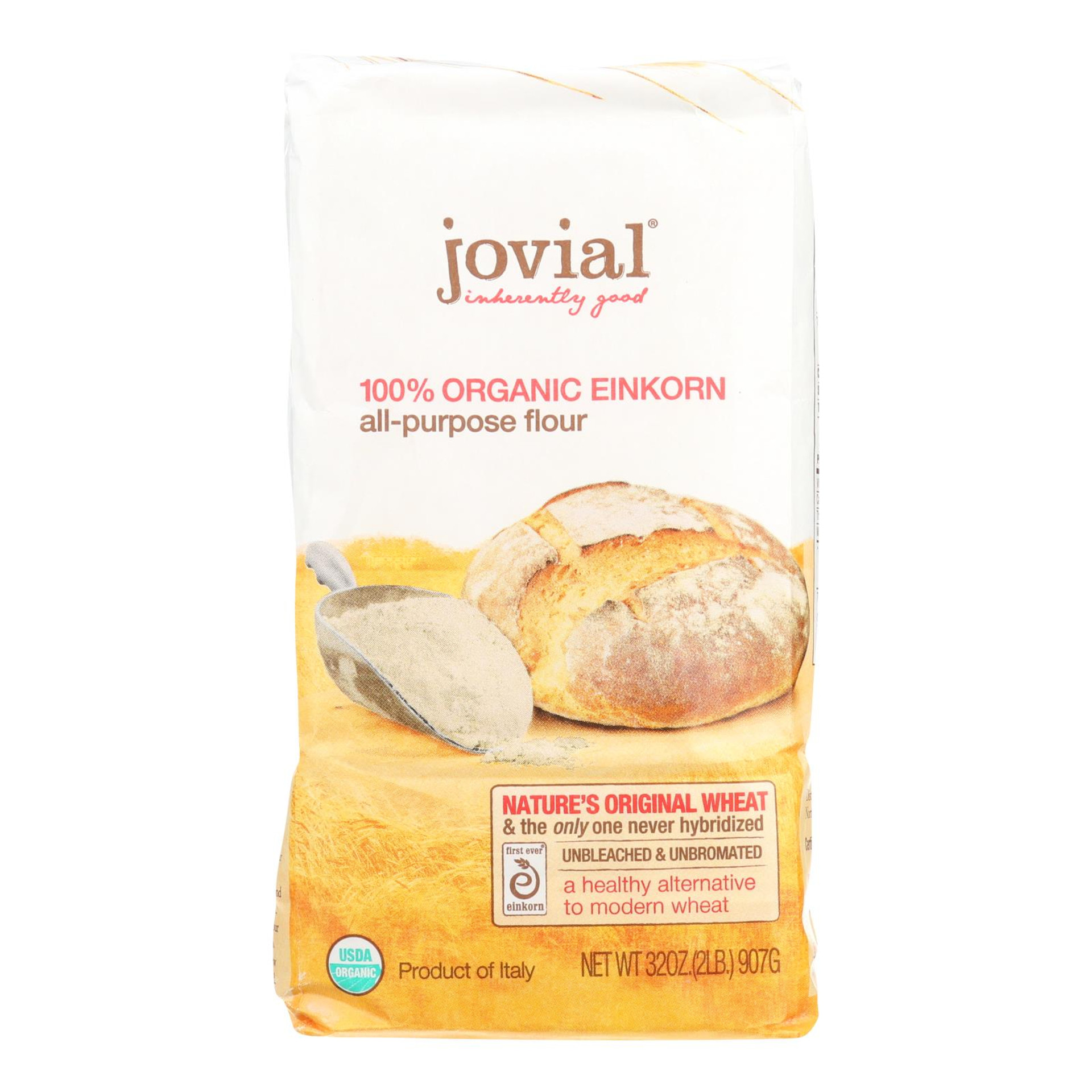Jovial Sourdough Einkorn Crackers Sea Salt Case Of 10 4.5 Oz.