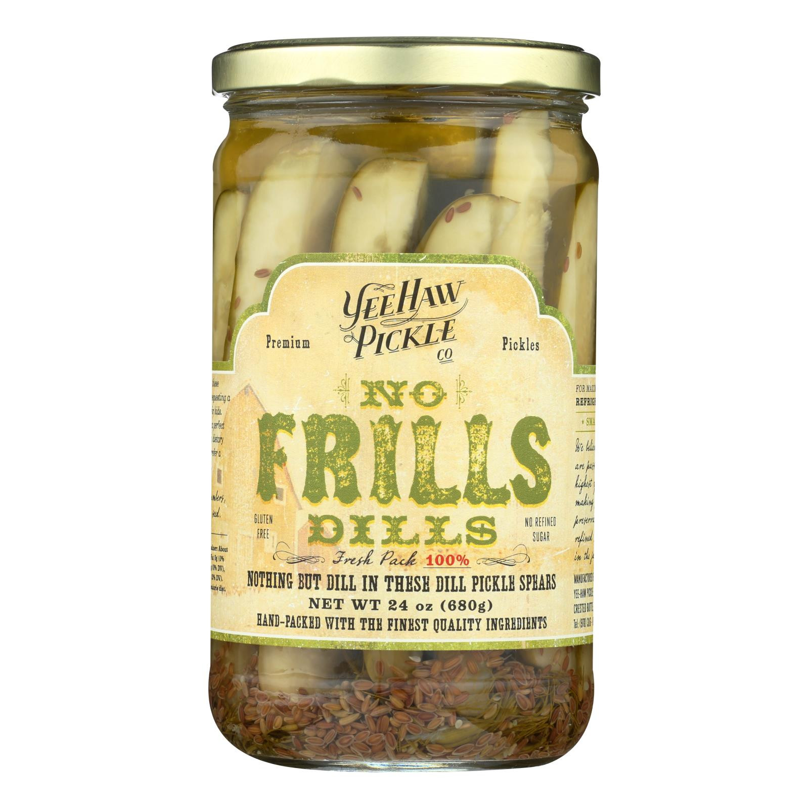 Mcclure's Pickles Garlic Dill Pickles Case Of 6 32 Oz.