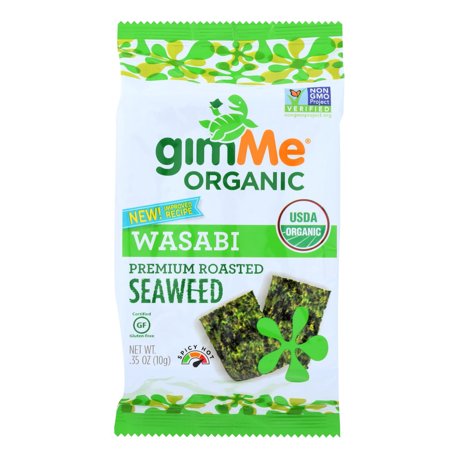 Annie Chun's Organic Seaweed Snacks Wasabi Case Of 12 0.35 Oz.