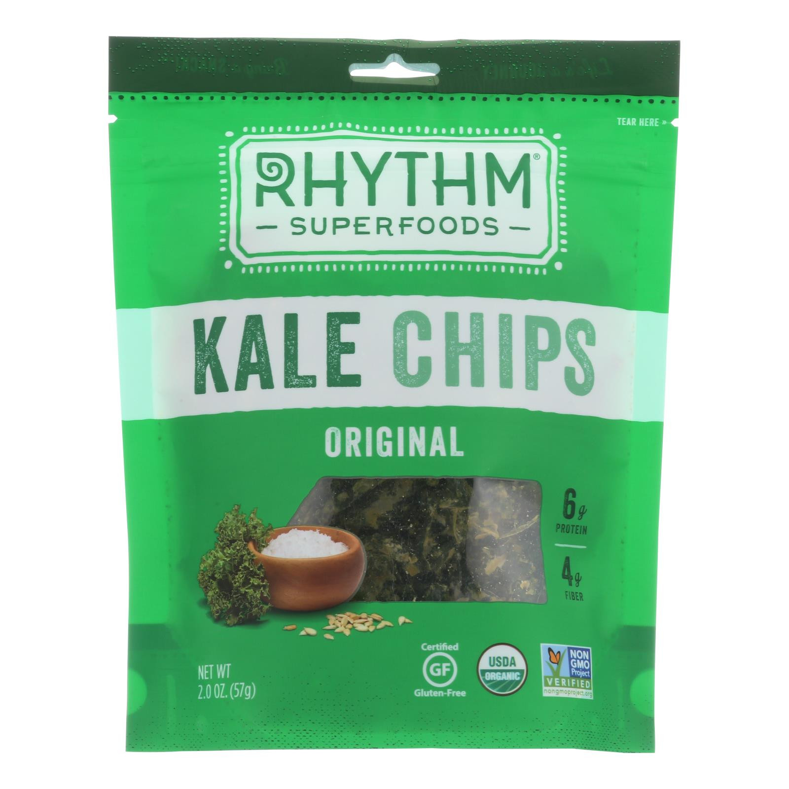 Brad's Plant Based Crunchy Kale Original Case Of 12 2 Oz.