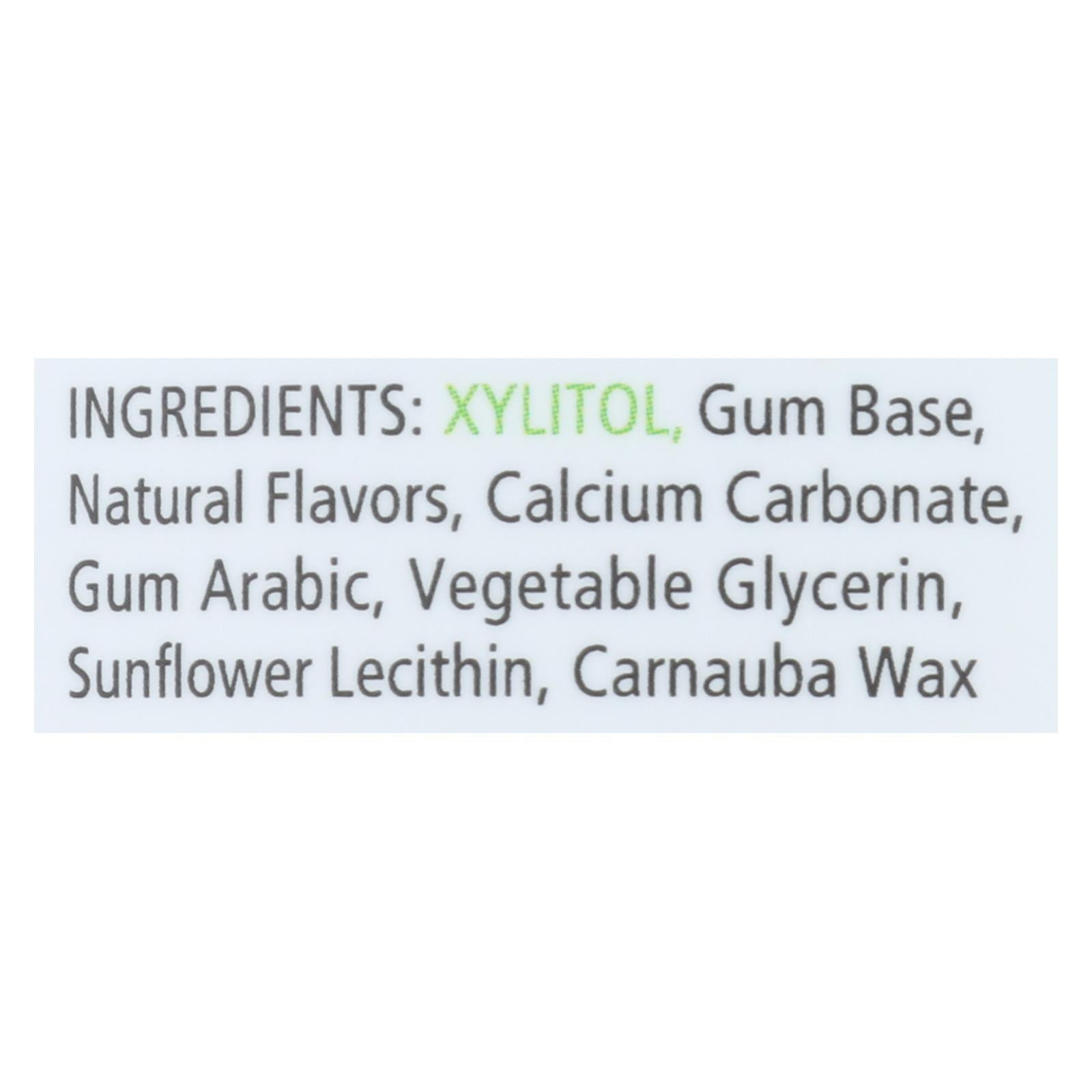 Spry Chewing Gum Xylitol Spearmint 100 Count 1 Each