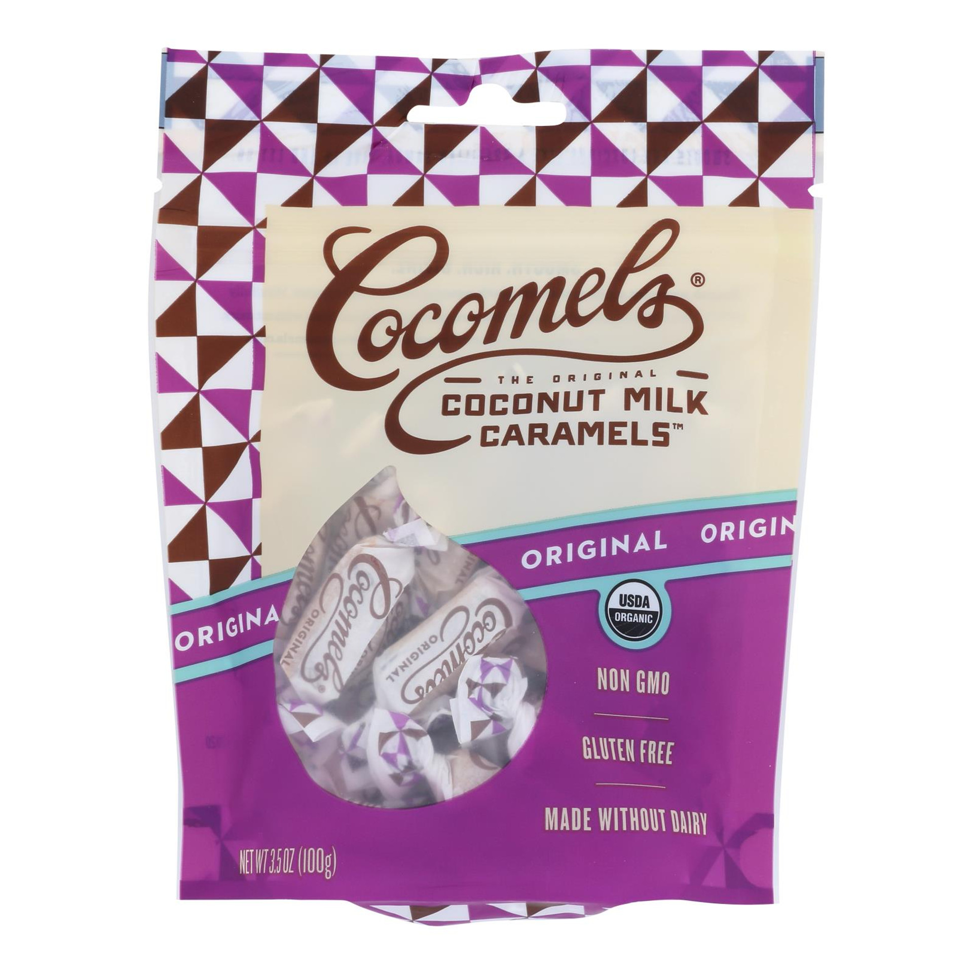Cocomel Organic Coconut Milk Caramels - Original - Case Of 6 - 3.5 Oz.