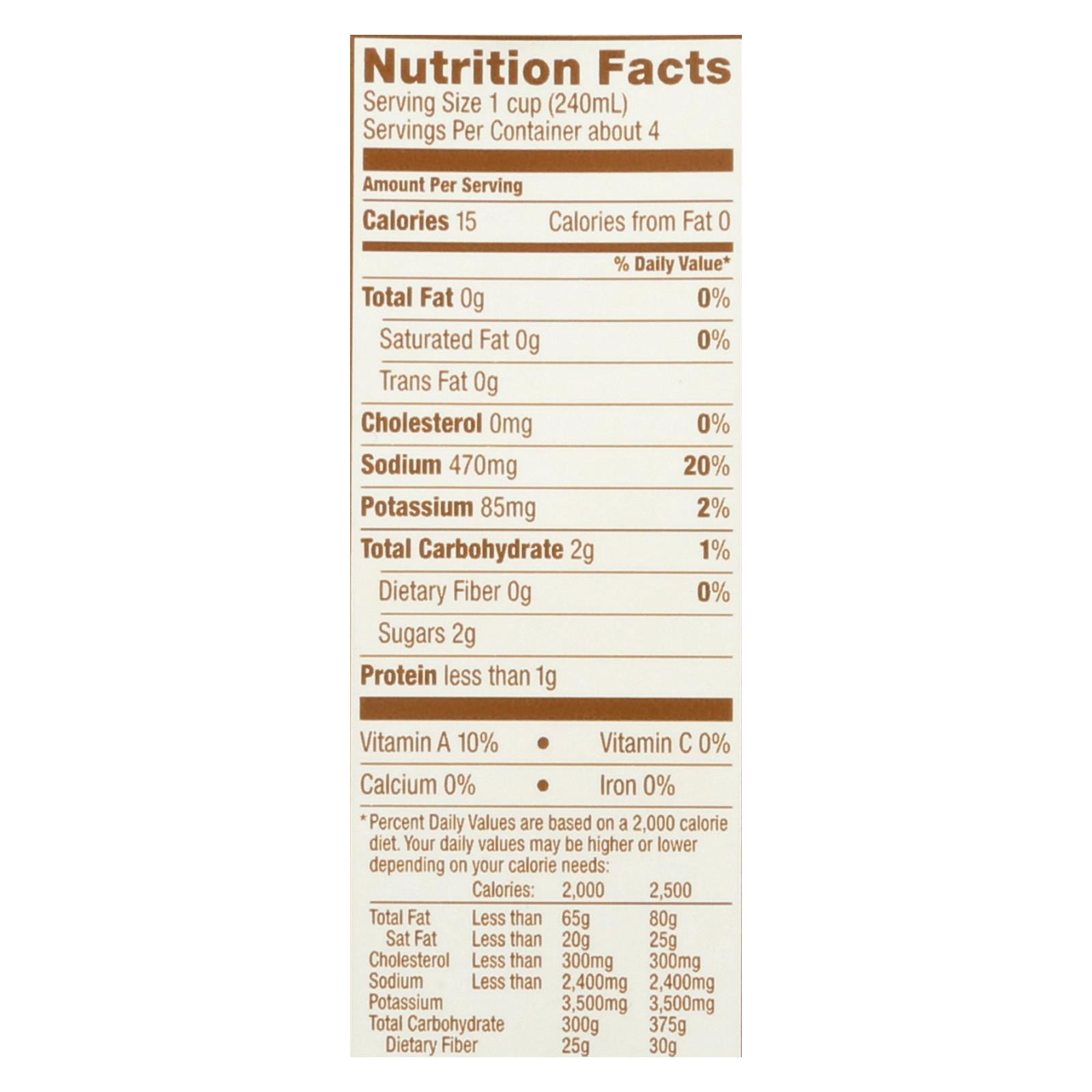 Kitchen basics vegetable stock case of 12 32 fl oz pure modern