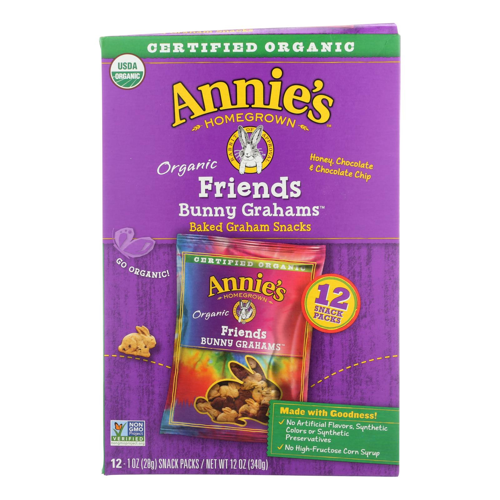 Annie's Homegrown Organic Snack Mix Bunnies - Case Of 12 - 9 Oz.
